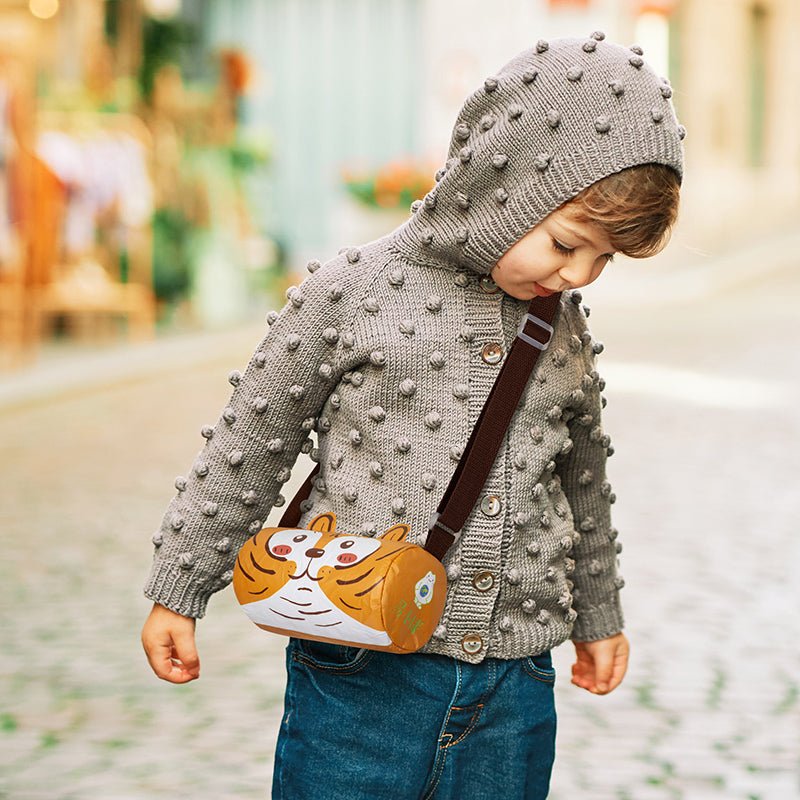 Cartera de papel Tiger Tyvek para niños ES21008