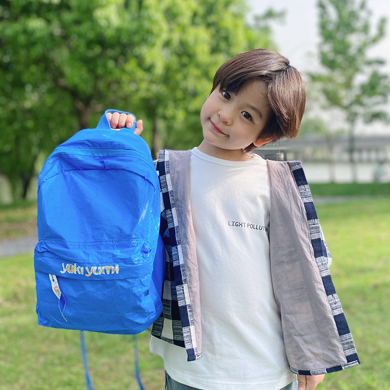 Simple Solid Color Tyvek Paper Waterproof Backpack for family