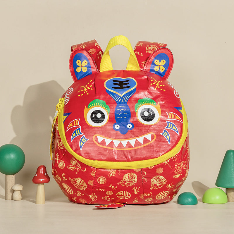 Smile Tiger Tyvek Papierrucksack für Kinder, umweltfreundlich