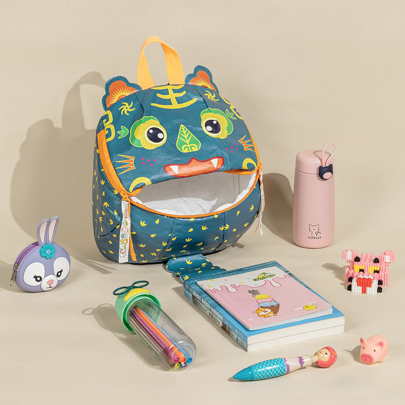 Smile Tiger Tyvek Papierrucksack für Kinder, umweltfreundlich