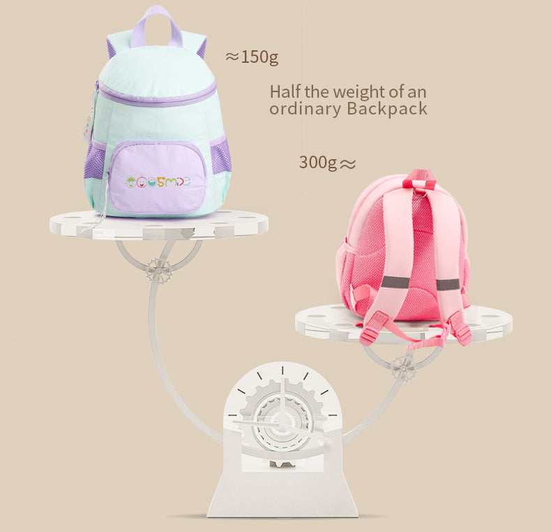 Mushroom Tyvek Paper Backpack for Kids Blue And Purple ES21002-03