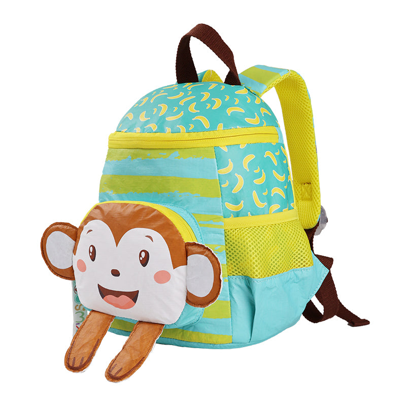 Mochila de papel Tyvek Monkey Mushroom para niños ES21002-08