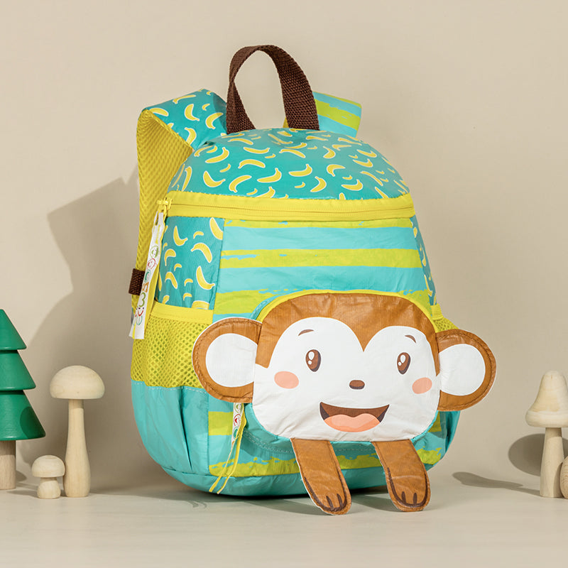 Mochila de papel Tyvek Monkey Mushroom para niños ES21002-08