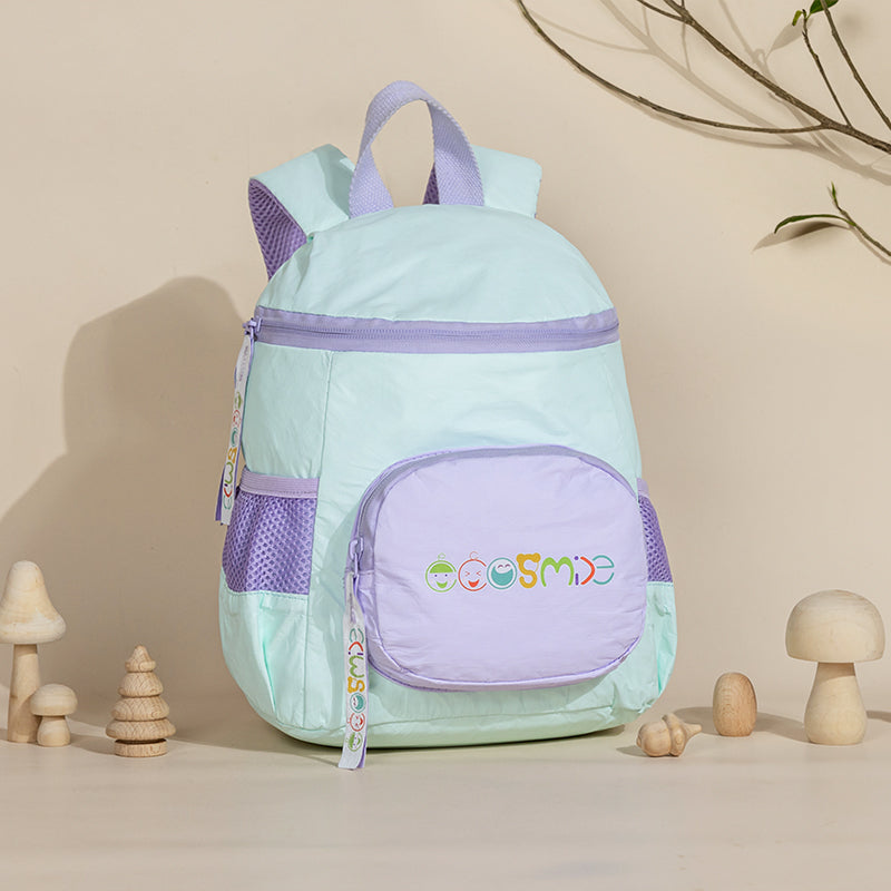 Pilz-Tyvek-Papier-Rucksack für Kinder, Blau und Lila, ES21002-03