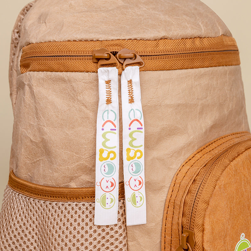 Mushroom Tyvek Paper Backpack for Kids Kraft Paper bag ES21002-02