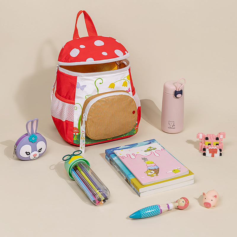 Erdbeer-Pilz-Tyvek-Papier-Rucksack für Kinder ES21002-04